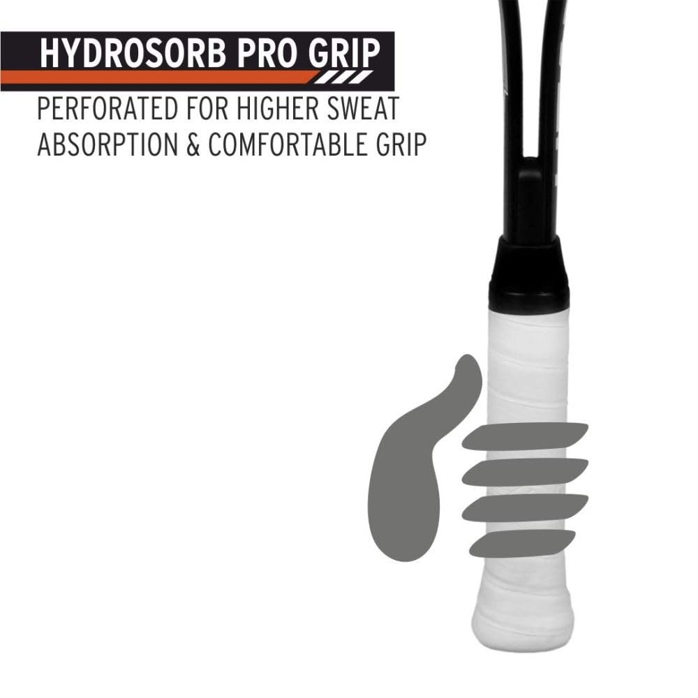 HEAD Aluminum Nano Titanium Spector Squash Racquet, (White) 2