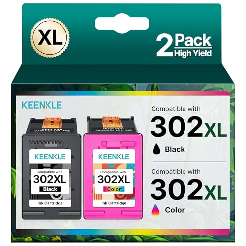 Cartouche HP 302 XL encre noire et couleur pack économique contre le manque d'encre Envy DeskJet
