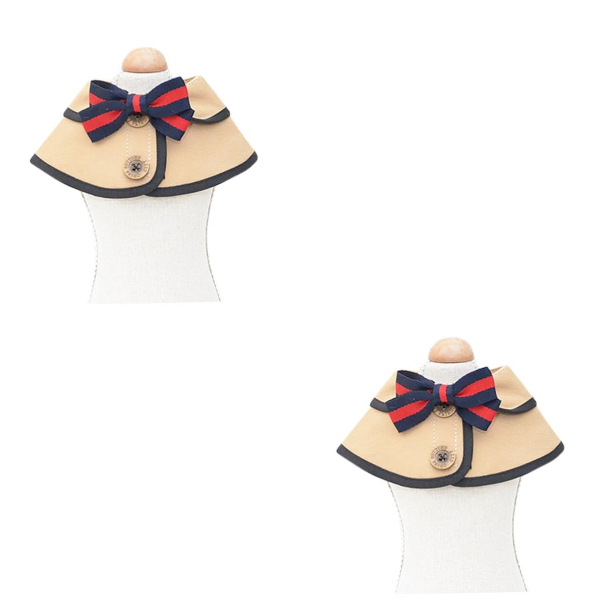 Serviette de salive pour animaux absorbante et lavable : lot de 2 colliers ajustables