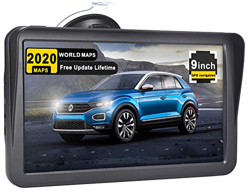 NAVRUF GPS Navigation for car/Truck 9 inch 8GB Lifetime Free map Update Navigation
