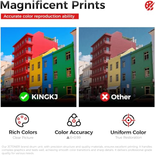 Image of 6500 6505 Toner Cartridge Set 4-Pack High Capacity 106R01597 106R01594 106R01595 106R01596 Replacement for Xerox Phaser 6500 6500N 6500DN WorkCentre 6505 6505N 6505DN Printer Black Cyan Magenta Yellow