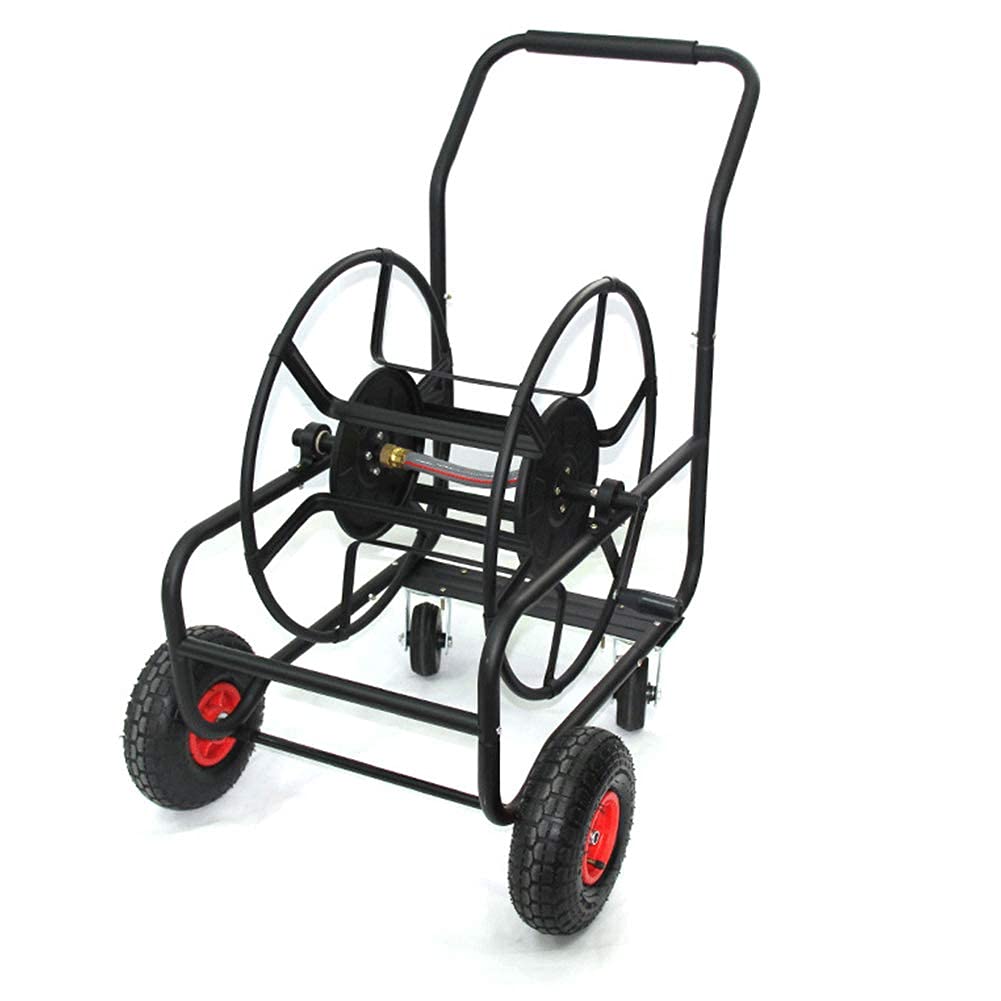Buy NHLBD Worth having 4Wheel Garden Hose Reel Cart,Hose Trolley for