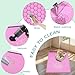 JSXZWOO Cat Litter Mat for Litter Box, Silicone Large Cat Litter Trapping Mat - 28x19 in, Waterproof & Non-Slip, Durable & Easy Clean, Pink