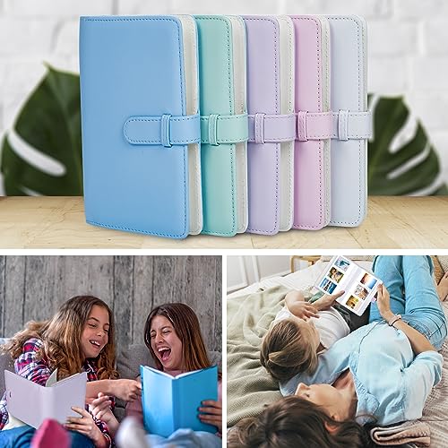 Álbum de fotos mini Phetium con 108 bolsillos para películas Fujifilm Instax Mini, Polaroid Snap y tarjetas Kpop, tamaño 2x3 pulgadas, color blanco arcilla miniatura 6