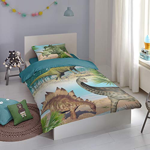 - Dino.Wendebettwäsche für Kinder, Renforcé Qualität - Image 3