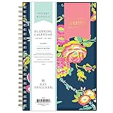 Day Designer for Blue Sky 2022 Weekly & Monthly Planner, 5' x 8', Flexible Cover, Wirebound, Peyton Navy (103620-22)