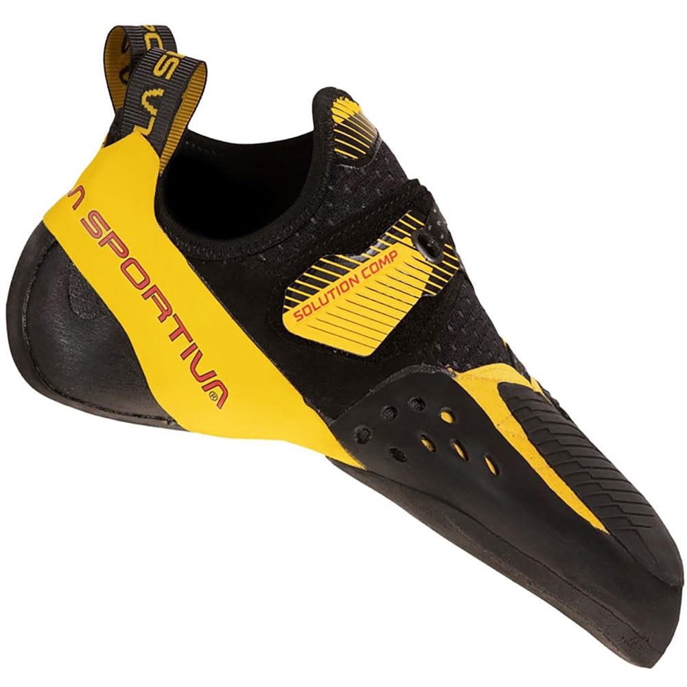 La Sportiva ZFCS018 Solution Comp, black / yellow, 23.5 cm