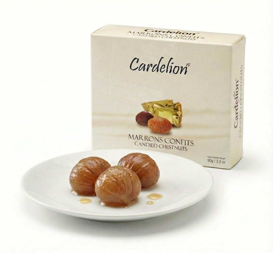 Amazon.com : Cardelion Marrons Glacés (Candied Chestnuts), Vegan