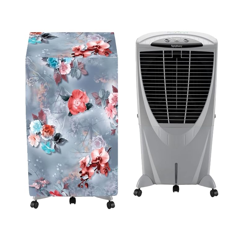 Image of Symphony Winter 80XL i+ Desert Air Cooler Cover 80 Litre, Dustproof, Waterproof, Size(LXBXH) 66.67X48.26X127 Cm, Grey.