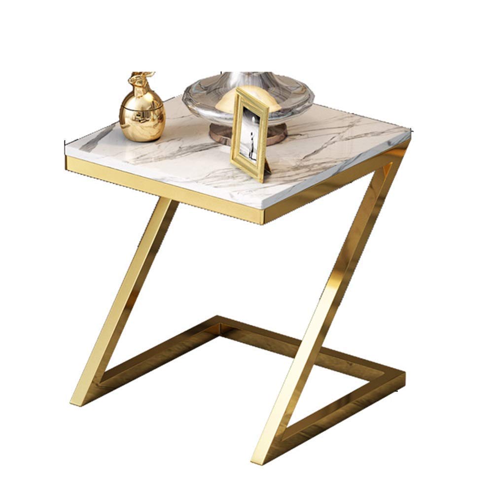 Table basse de loisirs ronde marbre noir pour salon moderne
