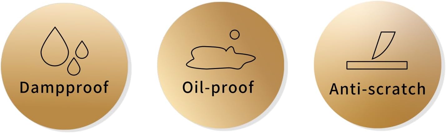 3 Inch Brown Round Thermal Sticker Labels, Multi-Purpose Thermal Labels for DIY Logo Design, QR Code, Name Tags (410 Labels, 1 Roll) - Image 3