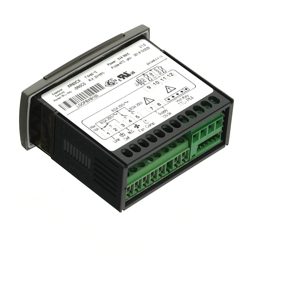 Elektronikregler XR60CX-0N0C0 von DIXELL 71x29 mm 12 V Relais: NO-8A(3) & CO-8A(3)