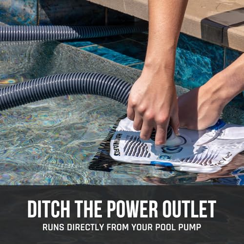 Image of Hayward TracVac Lightweight Automatic Suction Vacuum Cleaner for Inground Pools with Hose and Valve for Swimming Pool Maintenance, White