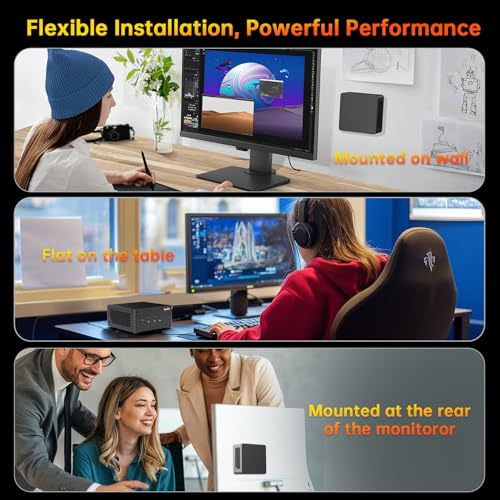 Image of ASUS NUC 14 Pro Mini Desktop Computer, Intel Ultra 7 155H (16C /22T, Up to 4.8GHz), 64GB DDR5 RAM, 2TB PCIe SSD, Win 11 Pro Mini PC with Intel Arc GPU, Type-C, WiFi 6E, Thunderbolt 4, VESA Mount