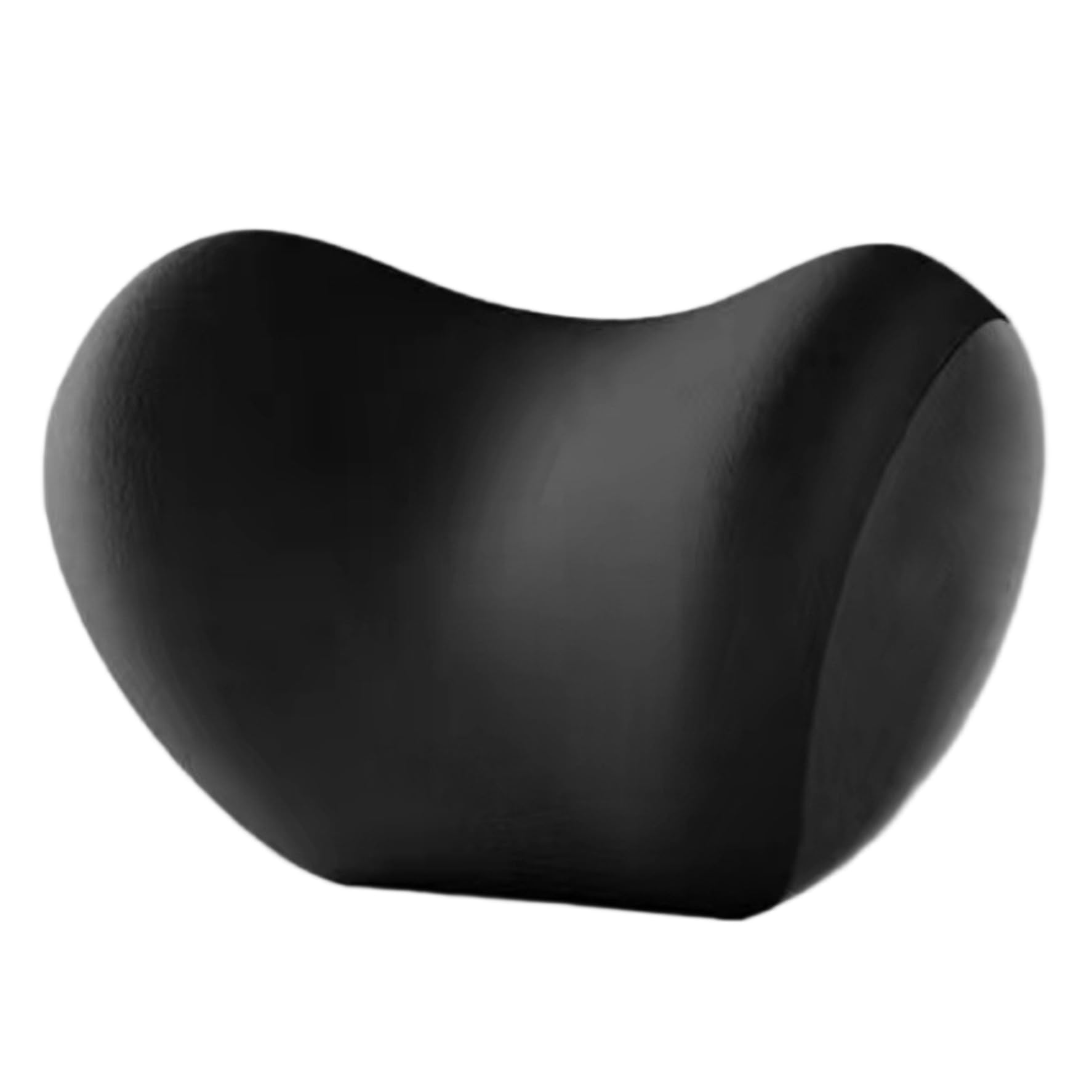 Peosaard Black Car Neck Pillow, Car Headrest Pillow Ergonomic Memory Foam Neck With Breathable Fabric, Strap & Zipper Closure For Long Driving, Headrest