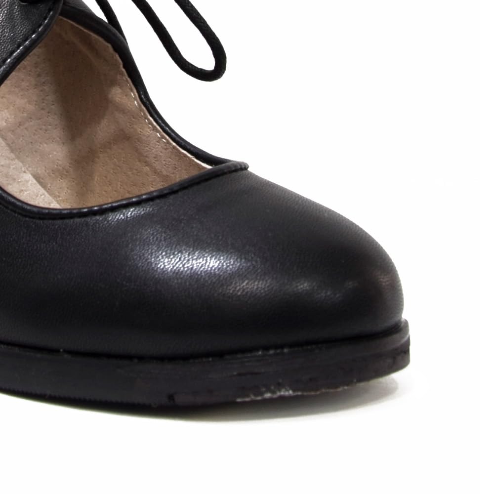 Zapatado de Flamenco de Doble Suela y Cordones