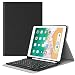 Produktbild MoKo Tastatur Hülle Kompatibel mit iPad 9.7 2018 mit Apple Pencil Halter, Wireless Keyboard Schutzhülle Case für All-New iPad 9.7" 2018 Released (A1893/A1954), Schwarz