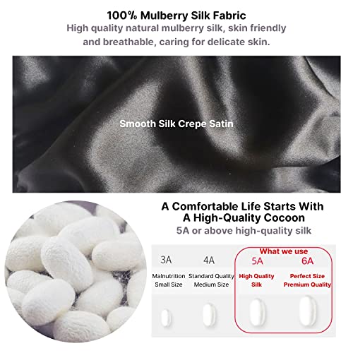 Women's Pure Mulberry Silk String Bikini Briefs With Cute Ruffle Design, Comfortable Stretchy Underpants Soft Panties (As1, Alpha, S, Regular, Regular, Black) #TOP4