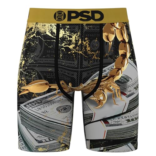 PSD Men's Gold Scorp Boxer Briefs, Multi, M2