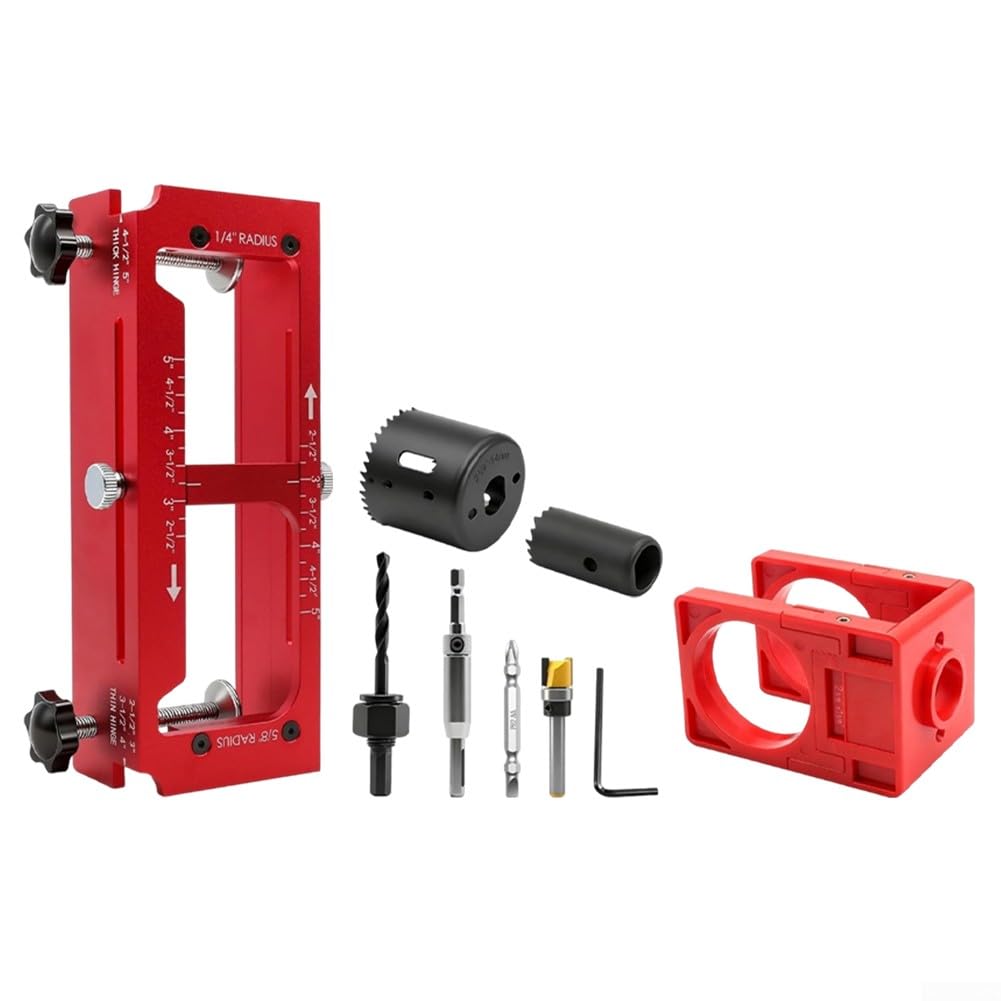 Système de serrure de porte et charnière avec support de dos réglable