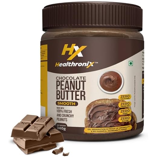 Healthronix Protein-Packed Peanut Butter Chocolate 340g