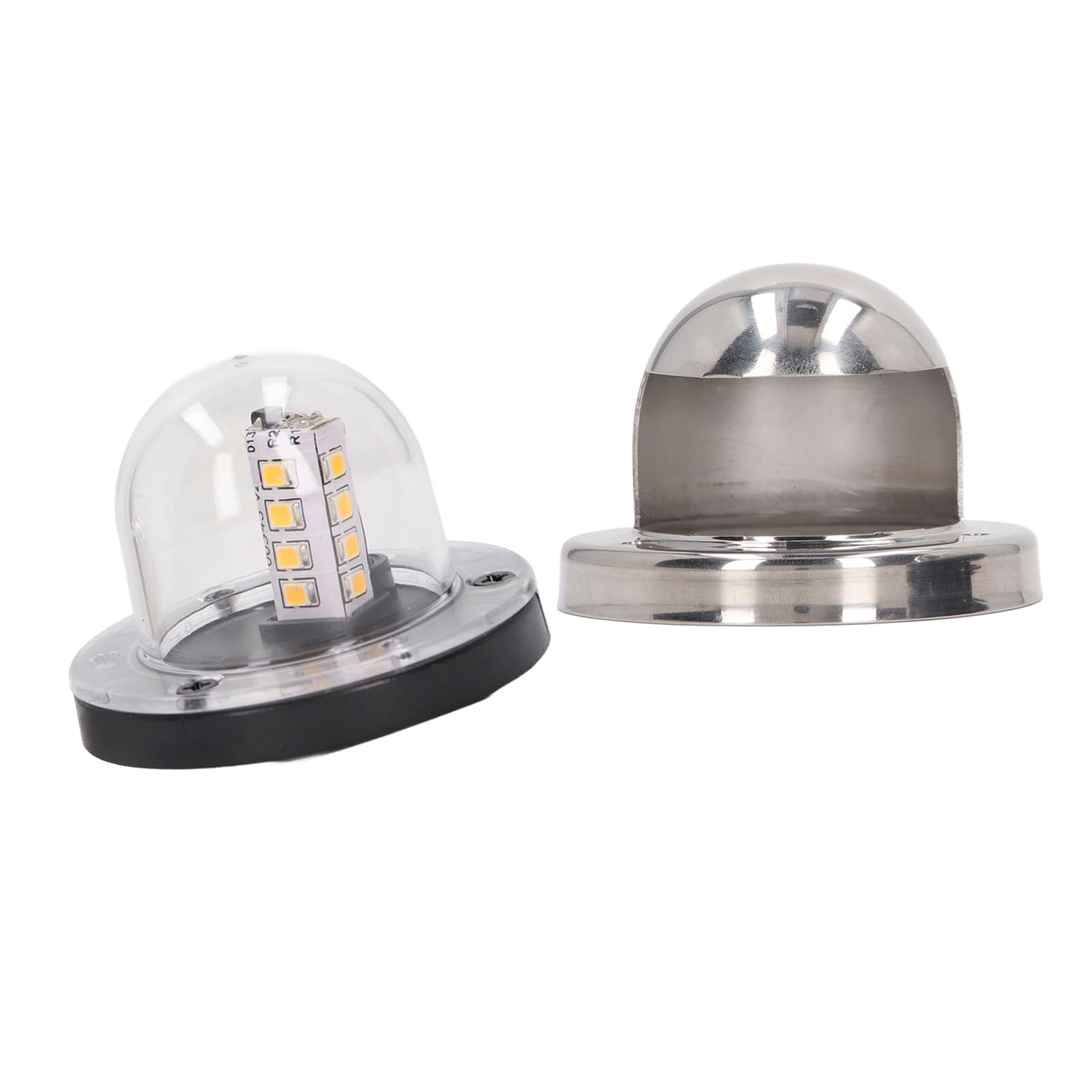 Zerodis Luci LED Marine, Luce naturale bianca efficiente IP66 12V per barche da pesca pontili yacht, Visibilità 2 miglia, Installazione semplice durevole