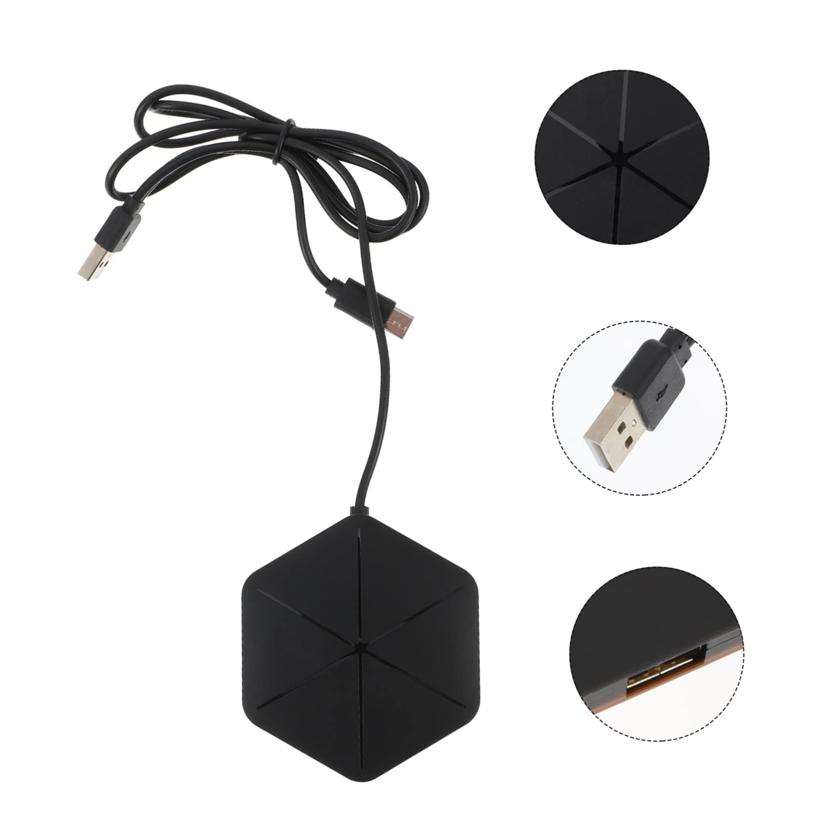 Uonlytech 2piezas Hub USB Multifuncional Puertos Alta Velocidad OTG Adaptador para Pc y Laptop Conexión Múltiple Diseño Compacto y Seguro Compatible