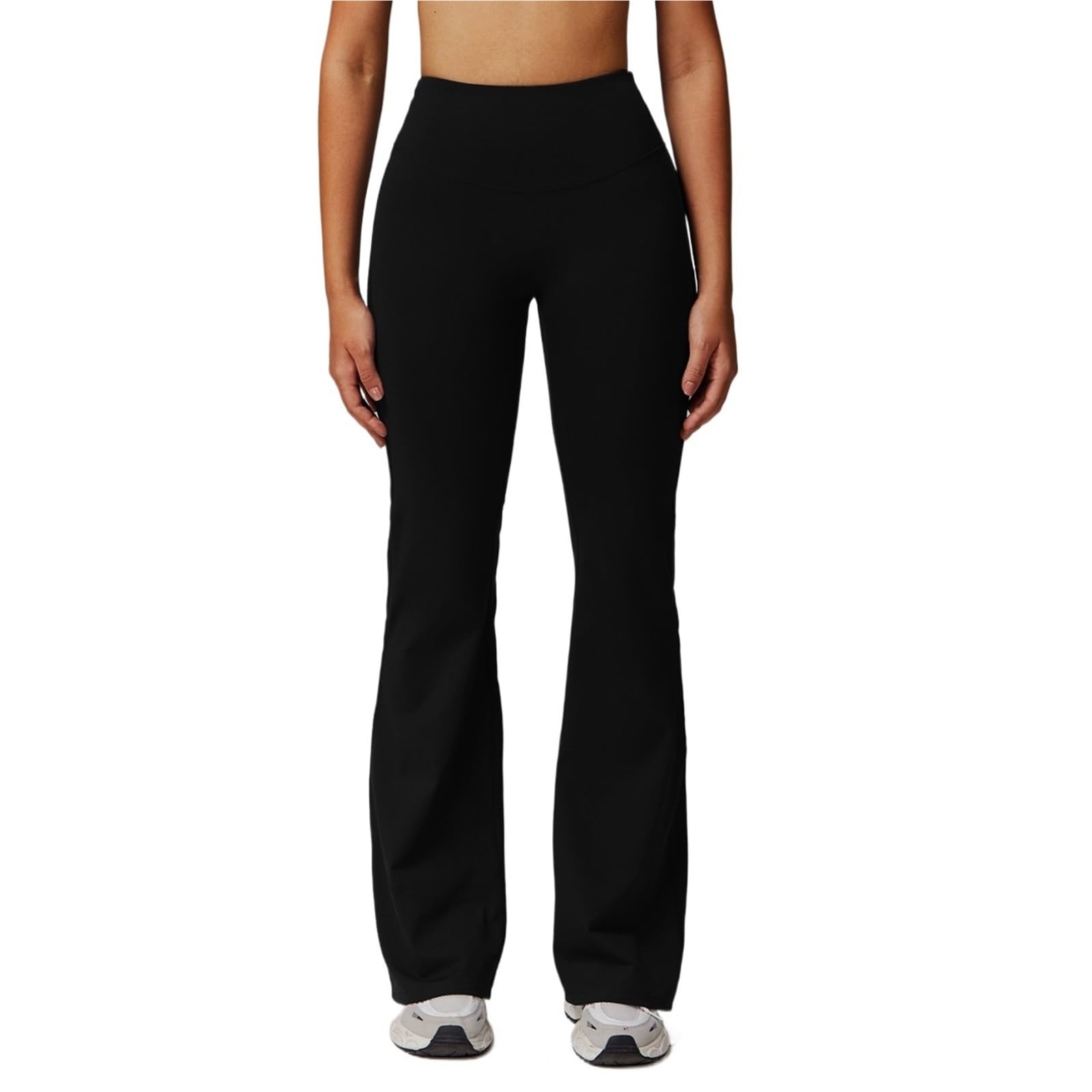 Leggings de cintura alta y pierna ancha for mujer, mallas de fitness, pantalones acampanados, elásticos, push up, for gimnasio, entrenamiento, yoga Para Yoga y Tiempo Libre