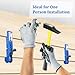 Drusolell Siding Tools - Compatible with 5/16-Inch Fiber Cement & Lap Siding, Installation Kit with Adjustable Reveals (Blue)
