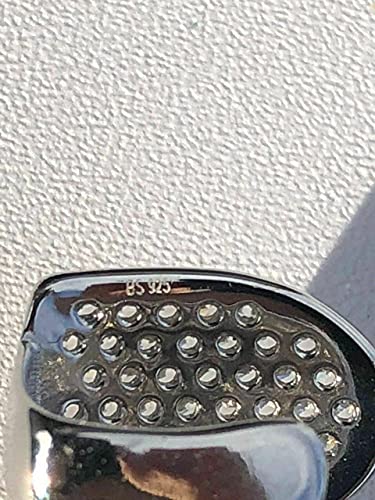 HarlemBling Solid 925 Sterling Silver Real Grillz - Iced CZ - Custom Top & Bottom Grills For Teeth Set - Real Solid Silver NOT BRASS4