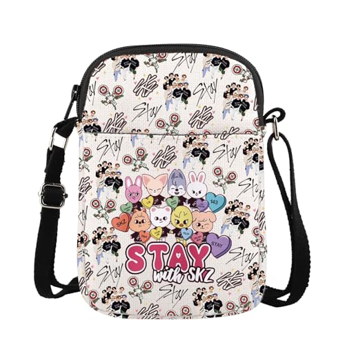 WSNANG Cartoon Member Crossbody Bag Stay Fandom Shoulder Bag Group Gifts Music Merchandise