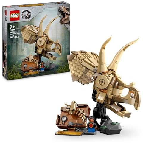 LEGO Jurassic World Triceratops Skull Model Cover