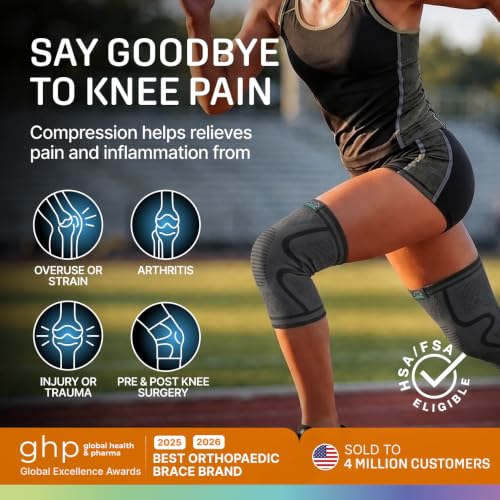 Why Do My Knees Hurt After Running? Complete Guide for Runners Over 50 (2026) 2 Modvel Compression Knee Brace for Women & Men - 2 Pack Knee Brace for Running Knee Pain, Knee Support Compression Sleeve, Workout Sports Knee Braces for Meniscus Tear ACL & Arthritis Pain Relief