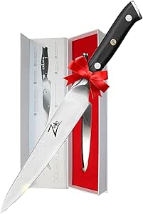 Zelite Infinity 6 Inch Utility Knife - Razor Sharp Kitchen Chopping Knife; Japanese AUS-10 Super Steel 67-Layer Damascus Chef Knife; Paring Knife with Triple-Riveted Handle; Vegetable Knife