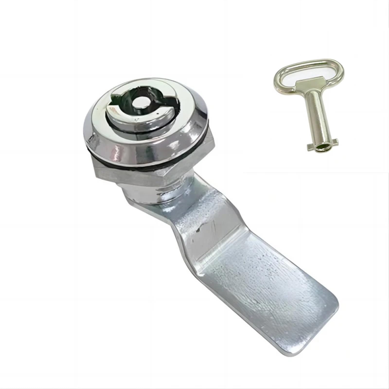 1 zestaw zamka narzędziowego MS705 ze stali nierdzewnej z obrotowym językiem do przemysłowego zamka krzywkowego do szafki przemysłowej 18 mm klucze do zamka do szafki elektrycznej (H7 mm-nierdzewny)