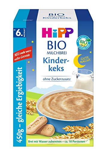 Bouillie Bonne-Nuit Hipp Biscuits pour enfants à partir de 6 mois, 450g, 2 pcs (2 x 450g)