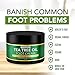 Tea Tree Oil Foot Cream For Dry Cracked Heels Repair - Natural Foot Cream For Dry Cracked Feet, Heel Balm & Foot Moisturizer For Healthy Feet