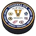 Sports Decor Vintage Textured Hockey Puck - Original 6