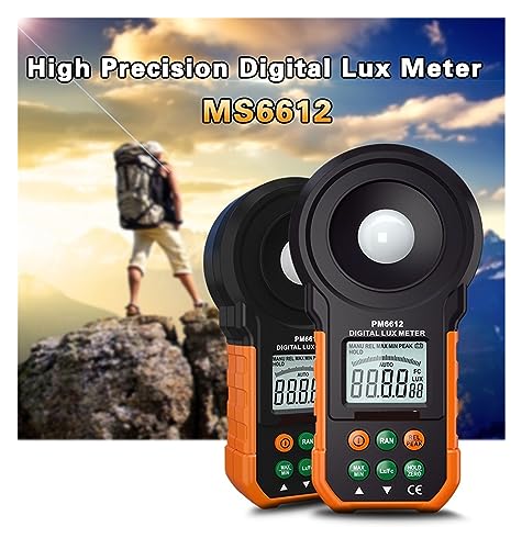 Medidor de luz digital de alta precisión con pantalla HD para pruebas de espectros estables 7