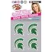 Michigan State Spartans Glitter temporary face tattoos-Michigan State bling face decals-4 pack