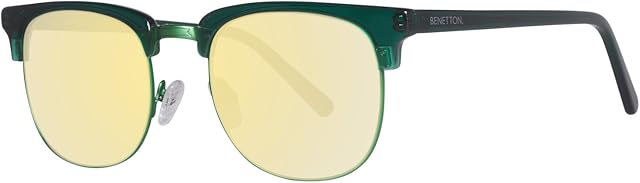 United Colors of Benetton Unisex Adults BE997S04 Sunglasses, Green, 51