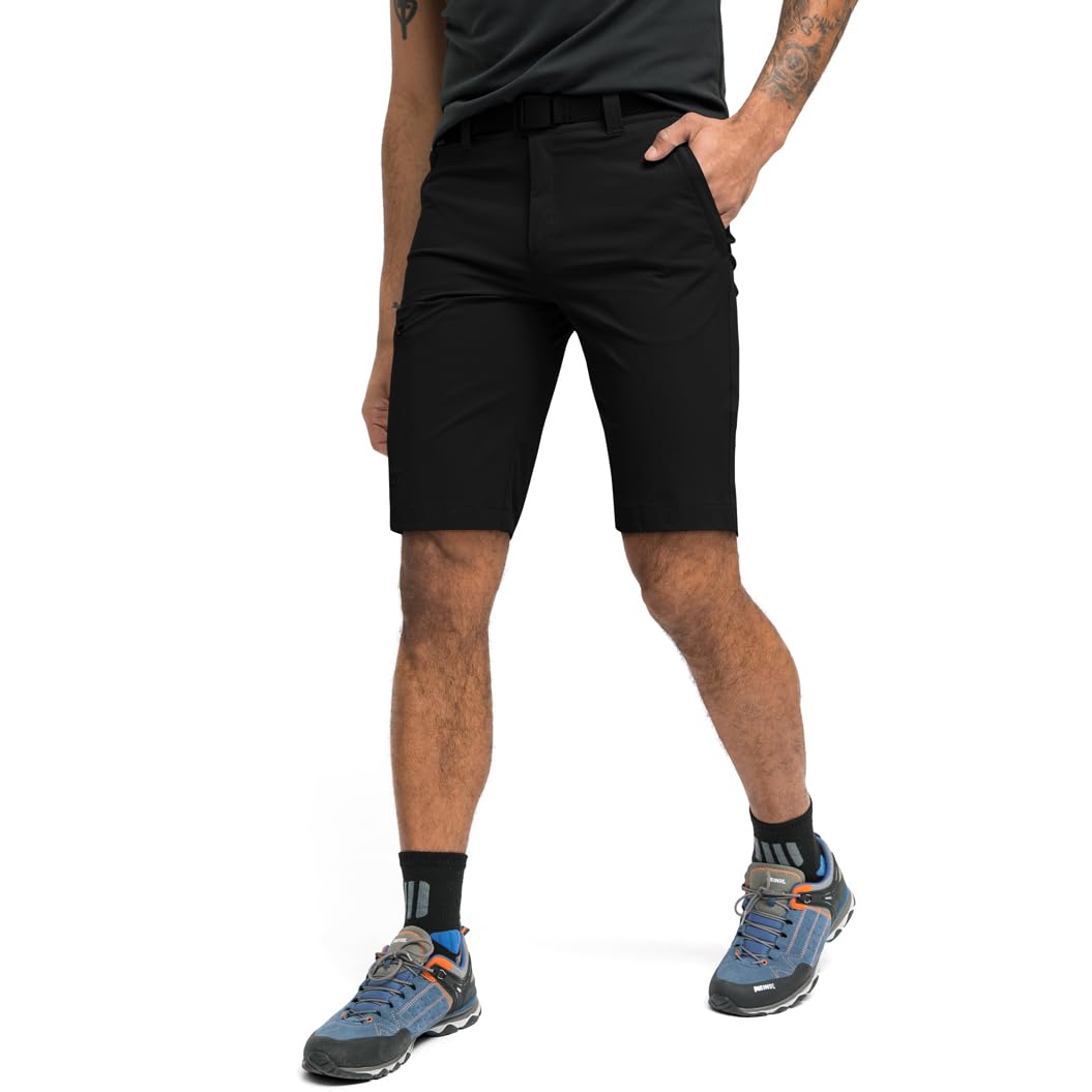 Maier Sports Huang, krótkie męskie spodnie trekkingowe, wodoodporne bermudy do trekkingu i wędrówek, bez PFC, mSTRETCH Pro 4 i Dryprotec
