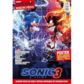 Capa do livro Superpôster Mundo dos Super-Heróis - Sonic 3