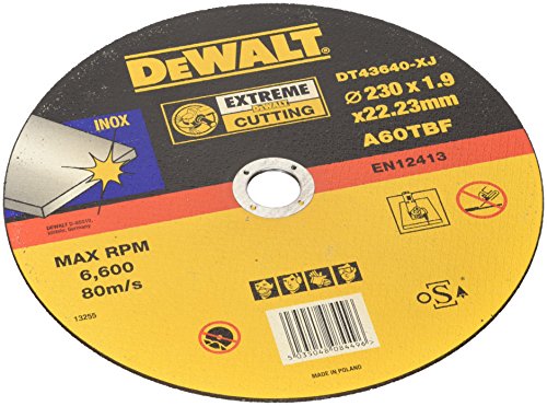 Preisvergleich Produktbild Dewalt DT43640-XJ Trennscheibe Edelstahl flach 230x1,9mm