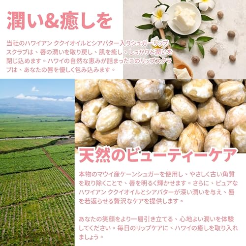 ハナレイ ヴィーガン&クルエルティフリー シュガー リップスクラブ エクスフォリエーター の商品画像 4