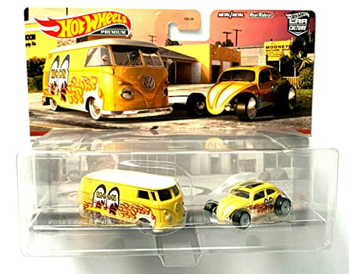 Amazon.com: Hot Wheels Car Culture Mooneyes T1 Panel Bus & Custom