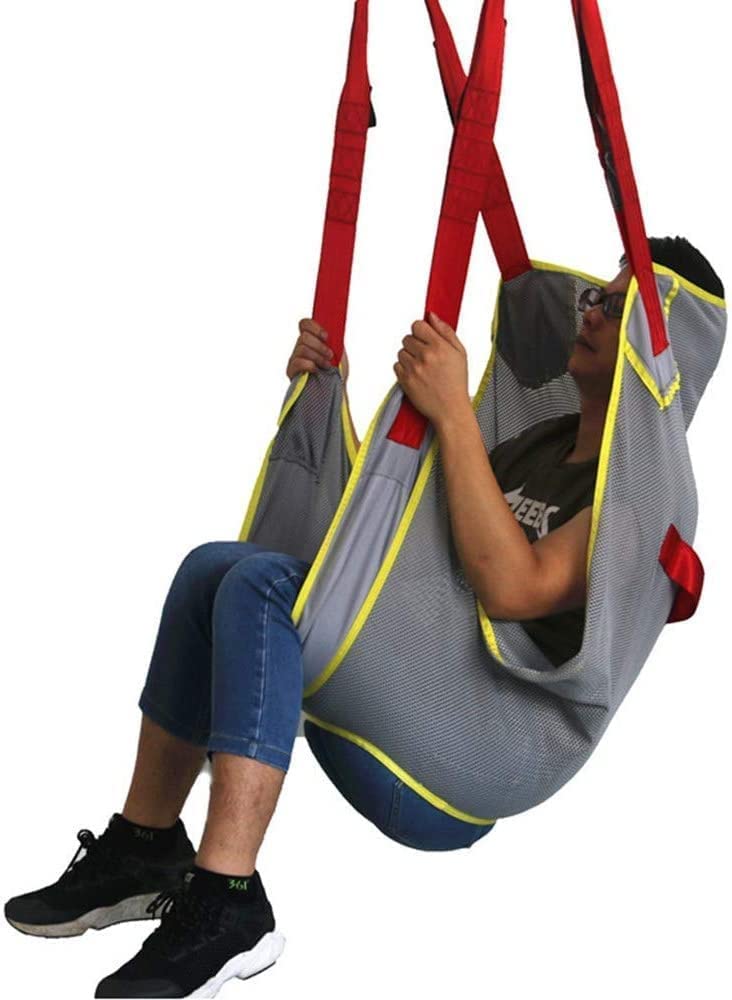 Arnés Elevación Paciente Cuerpo Completo, Eslinga De Elevación con Accesorios De Bucle,para Posicionamiento Y Elevación De La Cama,Enfermería, Cuidador 507 Libras 均码