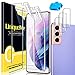UniqueMe [2+3 pièces] Protection écran Compatible avec Samsung Galaxy S21+/S21 Plus（6.7 pouce） TPU Film [Sans Bulles] + Protection Camera Compatible avec Galaxy S21+ Verre Trempé Camera.