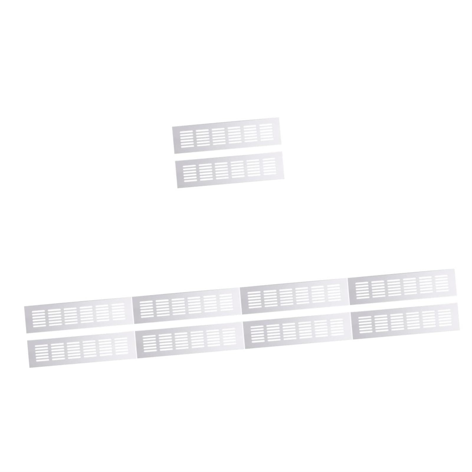 THE WHITE SHOP10 Pcs Exhaust Vent Door Vents for Interior Doors Grill Vent Dryer Vent Louvers Replacement Door Air Vent Grille Accessories Cabinet Vent Covers