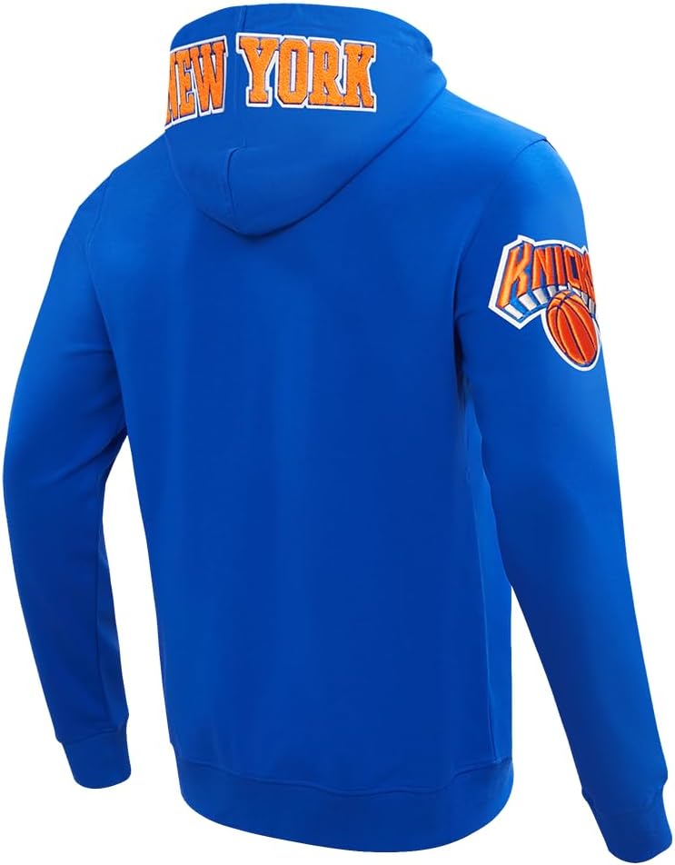 Pro Standard Mens NBA Classic Chenille Cotton Double Knit Full Zip Hoodie